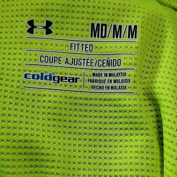 Under Armour Men's Black Coldgear Coat - Picture 3 of 4